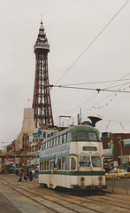 Blackpool tram 720 - 4 Oct 1992