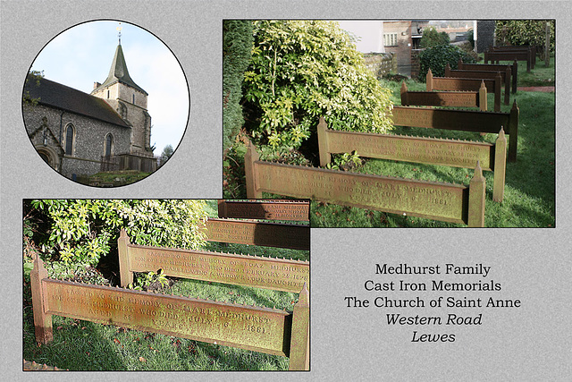 Medhurst Memorials St Anne's Lewes 11 12 2009