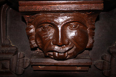 Detail of Fifteenth Century Misericord, Great Malvern Priory, Worcestershire