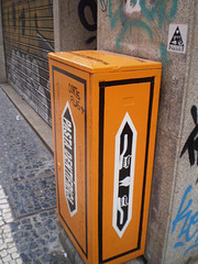 Electricity box - tooth paste box.
