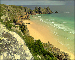 Pednvounder Beach, only a few miles from Land's End.