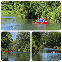 Canoeing on the Chichester Ship Canal