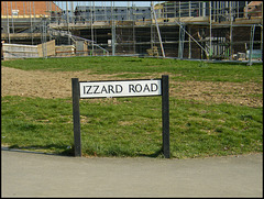 Izzard Road sign