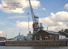 HMS Cavalier & No1 Workbase Chatham HD 25 8 2006