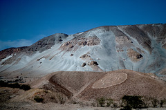 Peru, The White Sand on the Ancient Moraine Deposits