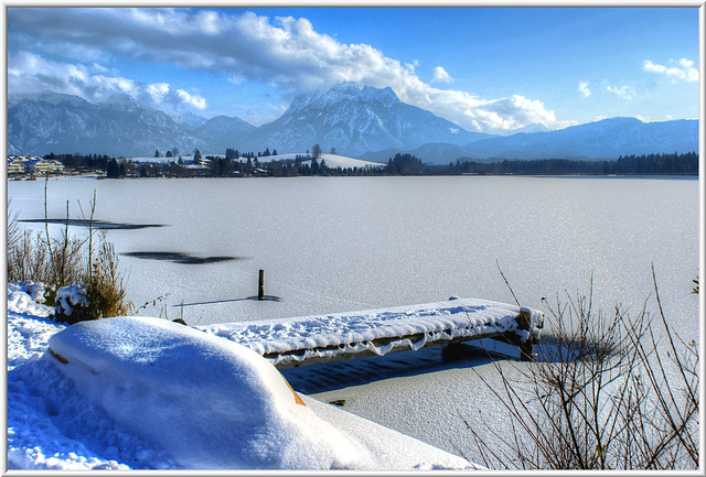 Untouched snow on the Lake.  ©UdoSm