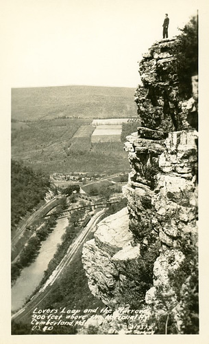 Lover's Leap and the Narrows, Cumberland, Maryland