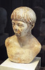 Roman Marble Portrait of a Child in the Archaeological Museum of Madrid, October 2022