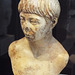 Roman Marble Portrait of a Child in the Archaeological Museum of Madrid, October 2022