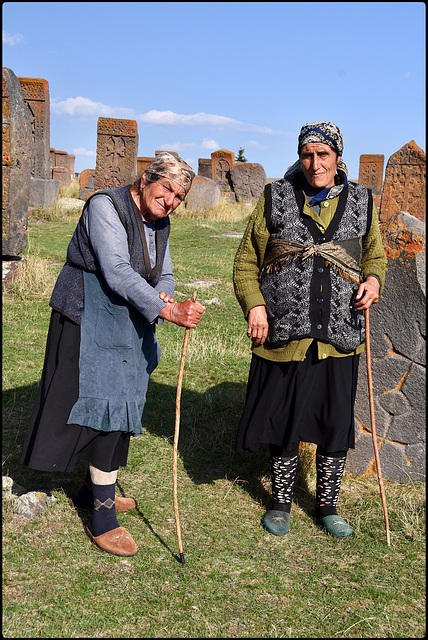 Two babushkas. Armenia