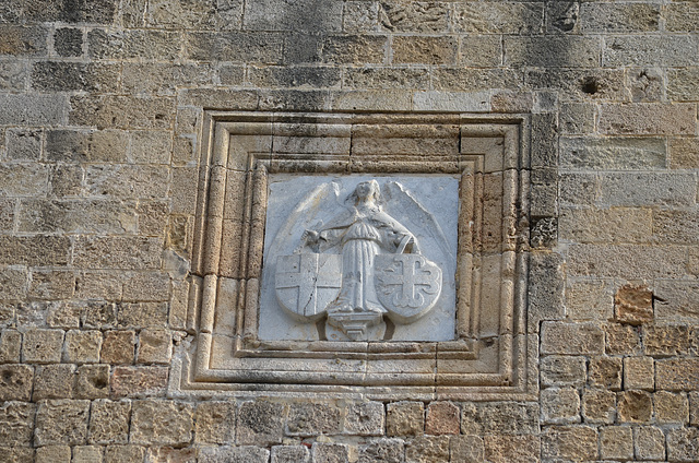 The Fortress of Rhodes, The Emblem on the Bastion of North Wall