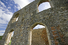 Ruins of Greyfriars, the Franciscan Priory at Dunwich, Suffolk