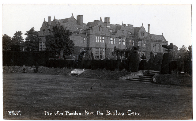 Morton Paddox, Warwickshire from a c1910 postcard (demolished)