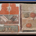 Still Life Fragment with a Vase, Scroll, Landscape and Fruit Fresco from Herculaneum at ISAW, May 2022