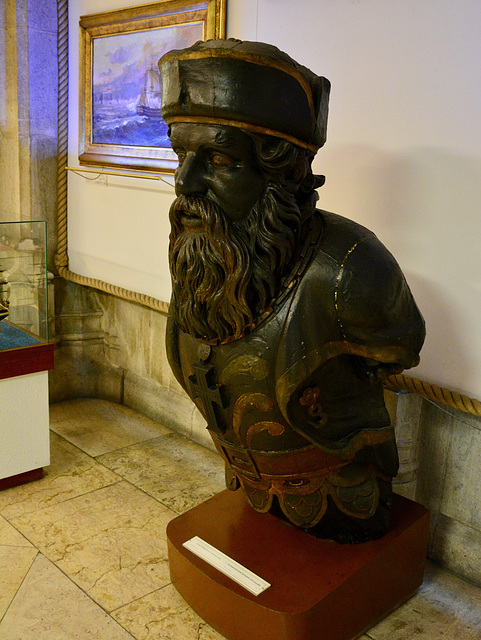 Lisbon 2018 – Museu de Marinha – Figurehead of the warship Vasco da Gama