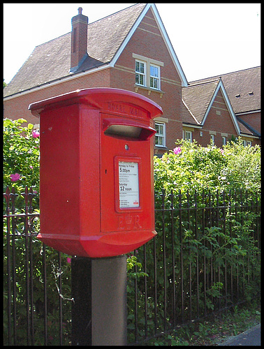 Waterside post box