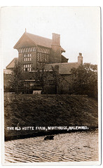 The Old Hutte, Halewood, Wirral, from a c1900 postcard (demolished)