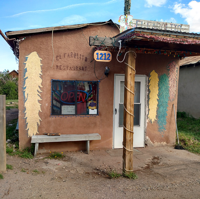 El Faralito Restaurant in El Rito, New Mexico (HBM)