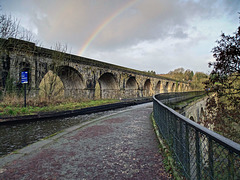 Rainbow over the Chirk Aqueduct