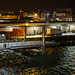 Bodø harbour at night