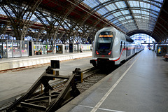 Leipzig 2017 – Hauptbahnhof – IC train