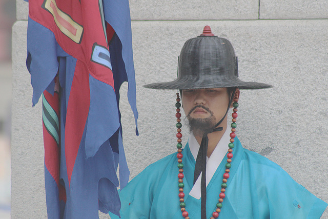 Guard at Gyeongbokgung
