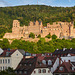 Heidelberger Schloß in der Abendsonne