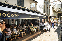 Café Procope. Barrio Latino. París.