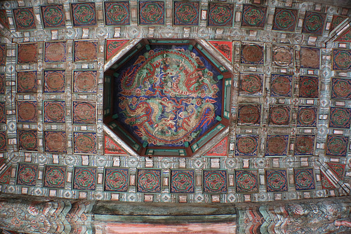 Ceiling in Gyeongbokgung Palace