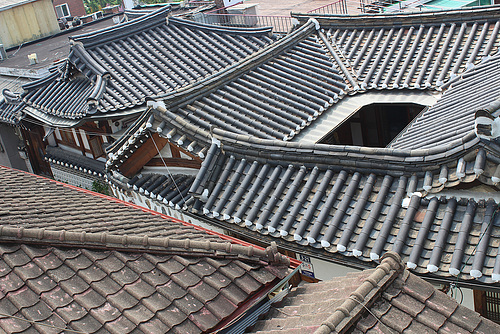 Hanok rooftops, Bukchon