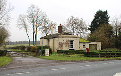 Former Lodge to the now demolished Cadwell Hall, Lincolnshire