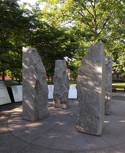 Detail of Inside Out by Buky Schwartz on Rutgers' College Avenue Campus, May 2015