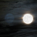 Supermoon; clouds closing in