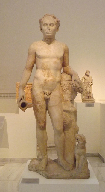 Funerary Statue of a Youth from Las in the National Archaeological Museum of Athens, May 2014