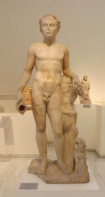 Funerary Statue of a Youth from Las in the National Archaeological Museum of Athens, May 2014