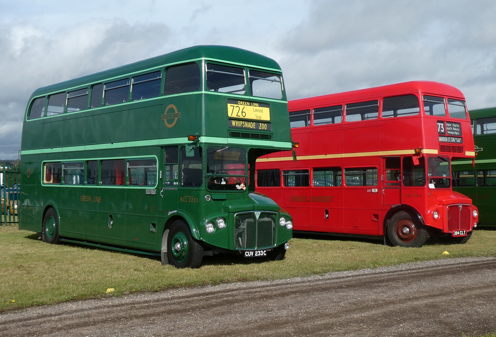 Preserved former London Transport Routemasters  at Showbus - 29 Sep 2019 (P1040633)