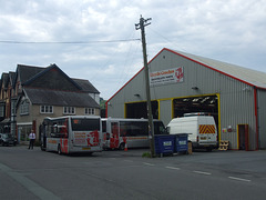 DSCF0365 Lloyd’s Coaches garage in Machynlleth