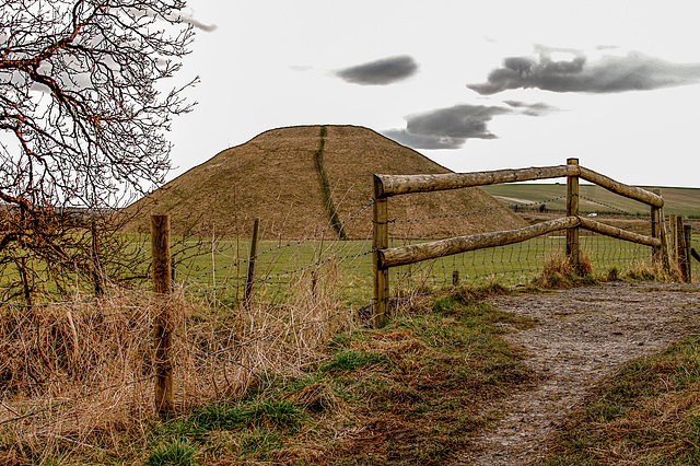 Silbury Hill in the Distance