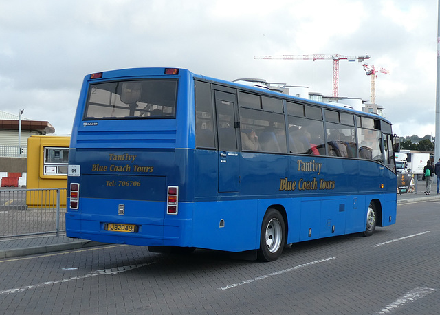 Tantivy Blue 2 (J 82049) at St. Helier ferry terminal - 7 Aug 2019 (P1030822)