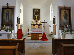 Altarraum der alten Pfarrkirche St. Andreas - Runding