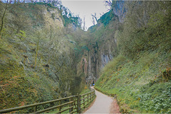 The gorge to the 'Peak cavern' - Castleton -