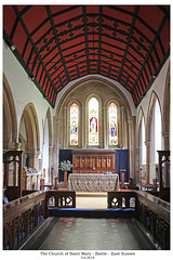 St Mary's Battle interior view choir & sanctuary 5 6 2018