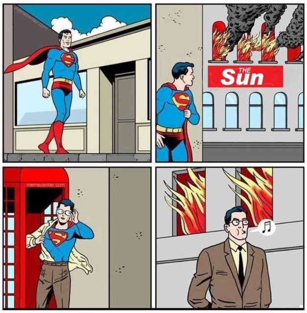 O&S (meme) - sun on fire