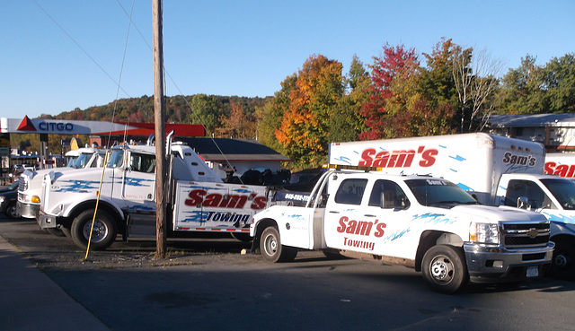 Sam's towing parking