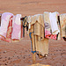 quilts and blankets in the Wahiba Sands (Oman)