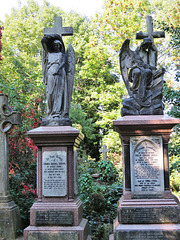 abney park cemetery, stoke newington, london,thomas brooks browne 1898 and philip edward griggs 1895