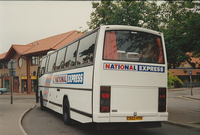 North Devon 2225 (C923 HYA) in Mildenhall - 1 July 1993