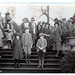 Hunt Meet at Osmaston Manor, Derbyshire 31st January 1921  photo by Ernest Aberahams of Burton upon Trent