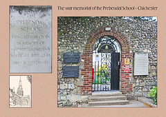 War memorial gate of the Prebendal School - Chichester - 13.4.2011