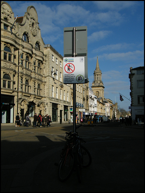 eyesore council litter sign
